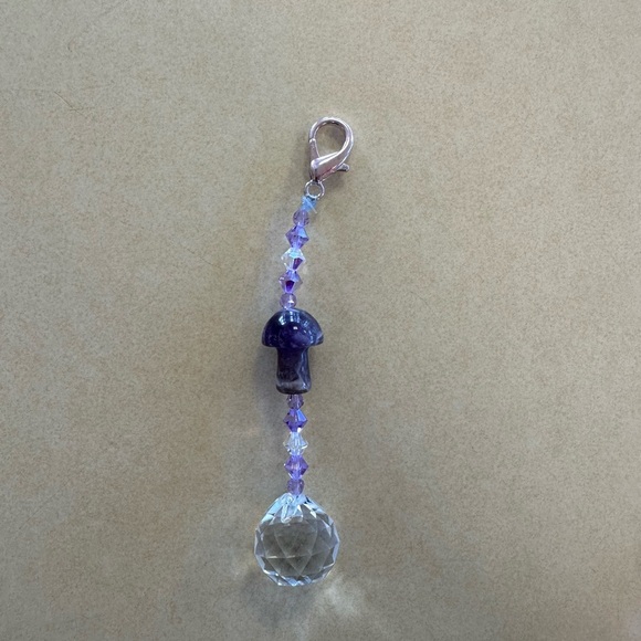 Handmade Amethyst Keychains - Picture 3 of 4